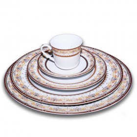 Rose Golden Design Porcelain 32 pcs